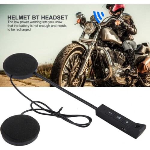 1 Pair Motorcycle Helmet BT Headset Headphone Speakers Support Hands-free Calling motorcycle speakers