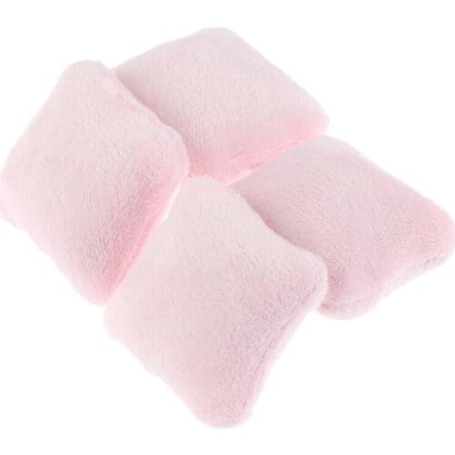 4pcs 1/12 Dollhouse Miniature Pillow Cushions For Sofa Couch Bed Furniture Toys Without Sofa Chair
