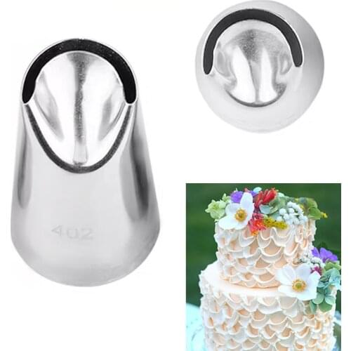 #401 #402 Chrysanthemum Nozzles For Cake Decorating Tulip Pastry Nozzle Succulents Icing Piping Tips Bakeware Pastry 1pcs