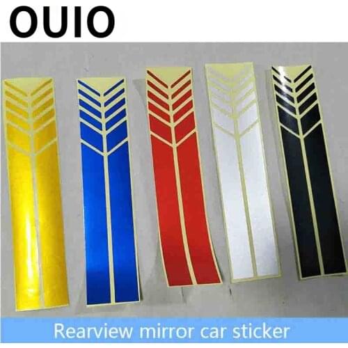 Car Sticker Rearview Mirror Side Stripe Car Body Decals for Renault Chevrolet cruze Opel astra h Nissan Juke Peugeot 307 308 407