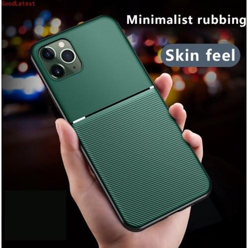 Luxury Silicone Car Magnetic Holder Phone Case For iPhone12 mini 11 Pro XS Max XR X 8 7 Plus Ultra-thin Leather Protection Cover