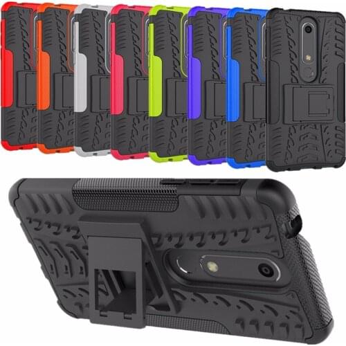Case For Nokia 6 2018 Cover Hybrid ShockProof Armor TPU +PC Phone Stand Case For Nokia 2 3 5 6 8 Case For Nokia3 Nokia5 Nokia8
