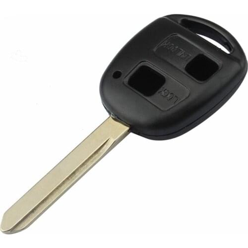 2 Button Uncut Blade Remote Auto Car Key Cover Case Shell For Toyota Corolla/RAV4/Prado/Yaris/Camry Car Remote Key Shell Case P5