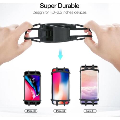 For Phone Holder for iPhone XS Max 7 Samsung Universal Motorcycle Phone Holder Bike Handlebar Stand Support Bracket