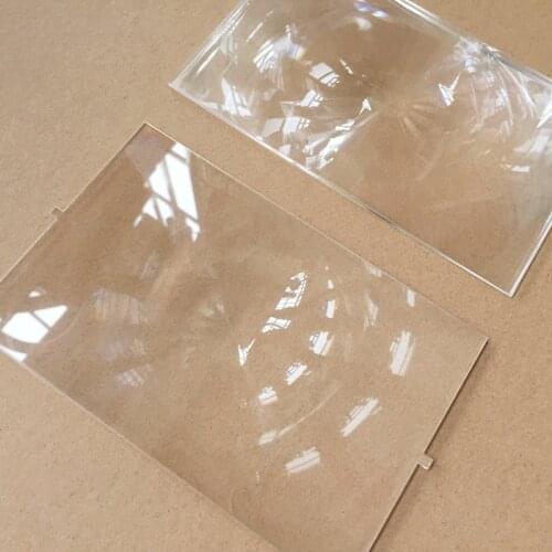 Focal length 185/120 with ear fresnel lens optical PMMA plastic fresnel lens for professional 7.0 inch diy projector kit lens