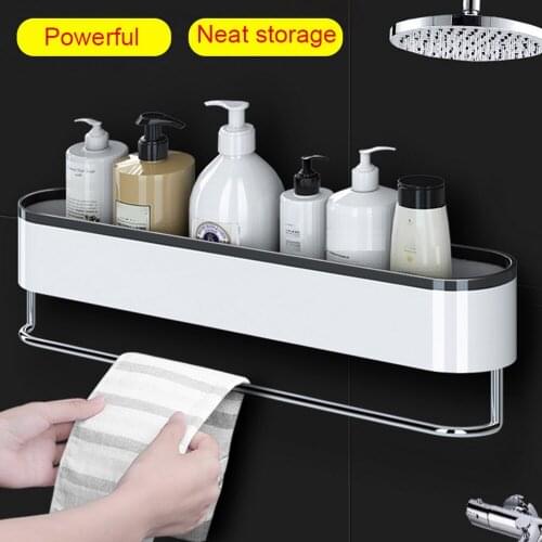 Storage In The Bathroom Wall-mounted Storage Racks Towel Bath Organizer For Kitchen WC Home Garden Bathroom Accessories