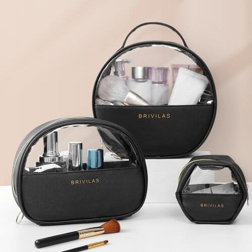 HUIJI Transparent Cosmetic Bags