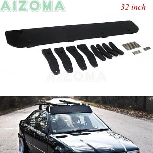Car Roof Top Mount Wind Fairing Kit Universal For Jeep SUV RV Rooftop 32'' 34'' 40'' Long Air Deflector Vehicle Windshield
