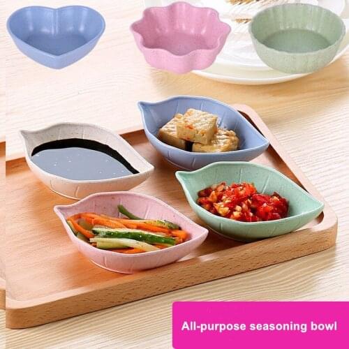 Kitchen Food Sauce Dish Sauce Seasoned Mustard Wheatgrass Bowl sauce Saucer Small vinegar taste board snack plate