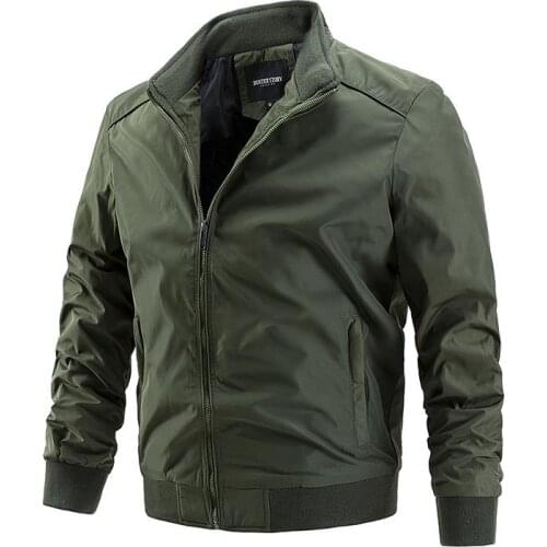 2021 New Style Winter Jacket Men Plus Size Outdoor Fashion Simplicity Casual Solid Color Stand Collar Mens Jacket