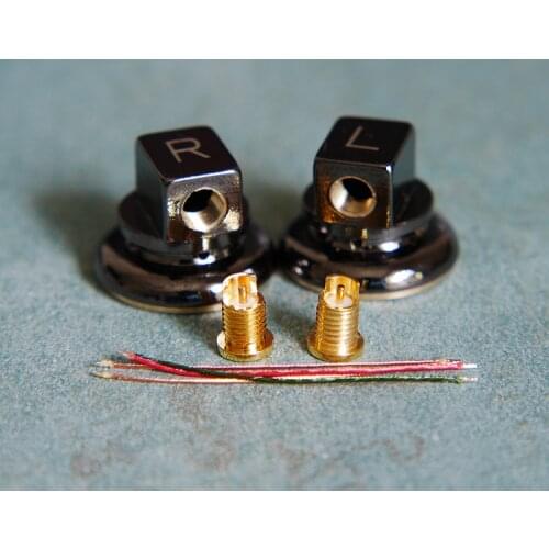 Pure copper 15.4mm earphone shell metal shell mmcx socket