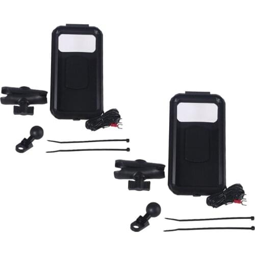 Motorcycle Phone Holder Motorcycle Accessories Rain Cover Touch-Screen N0PB