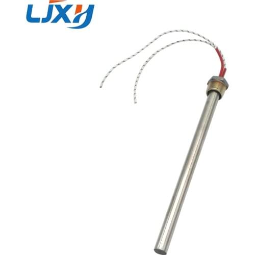 LJXH 3/4" DN20 Threaded Cartridge Heaters Stainless Steel Heating Element for Water Tank Heater 16mm Tube Dia