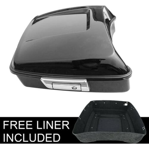 Motorcycle Chopped Pack Trunk W/ Latch For Harley Touring Tour Pak Road King Street Glide FLTRX FLHXS 2014-2020