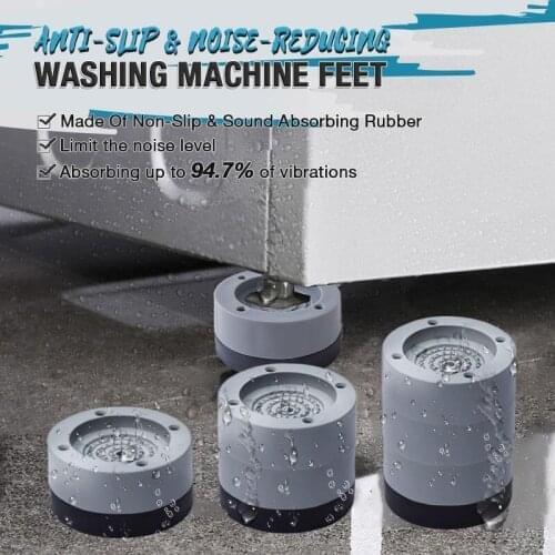 Anti-slip And Noise-reducing Washing Machine Feet Non-slip Mats Refrigerator Anti-vibration pad Kitchen Bathroom Mat