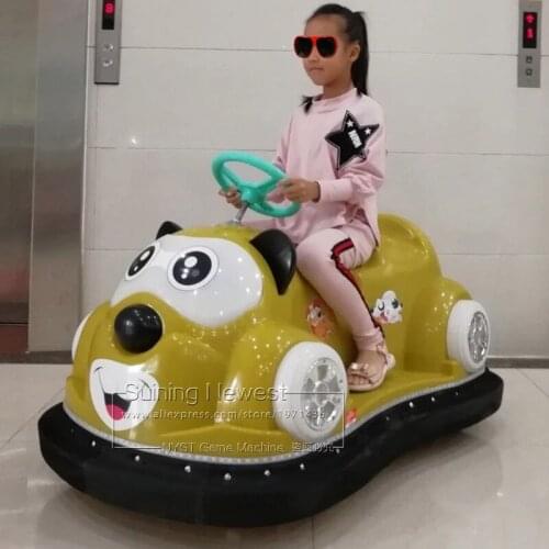 Suining Newest Amusement Playground Equipment Coin Operated Battery Collision Bumper Car Arcade Game Machine For Children Adults
