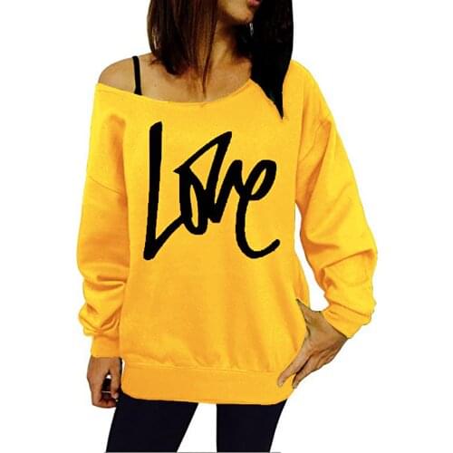 Letters Printed Solid Crewneck Sweatshirt Women Winter Tops Oversized Cool Girls Streetwear Fashion Pullovers Casual Plus size