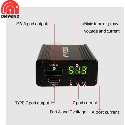 PDS100 Full Protocol QC4.0 QC3.0 Type C Mobile Phone Fast Charging Module DC12-28V 100W Suitable for Huawei SCP/FCP for Apple