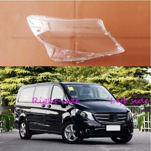 Car Headlight Lens For Mercedes-Benz Vito V Series 2016 2017 2018 Headlamp Cover Car Replacement Front Auto Shell Cover
