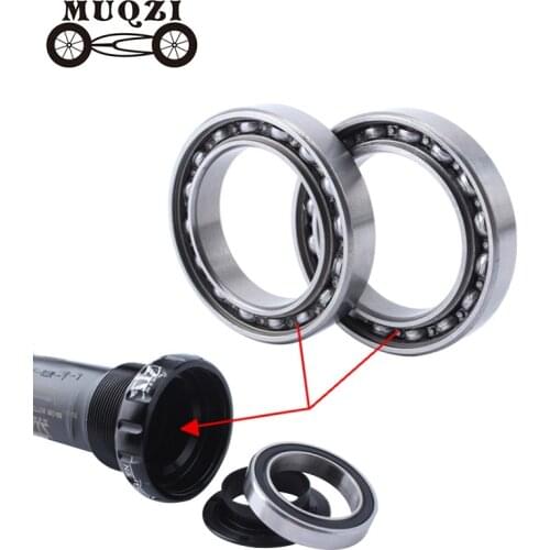 MUQZI 1Pcs Bike 37mm Bottom Bracket Bearing MTB Road Bicycle BB68-73 and BB90-92 Thread Press-In Bottom Axis Repair Bearing