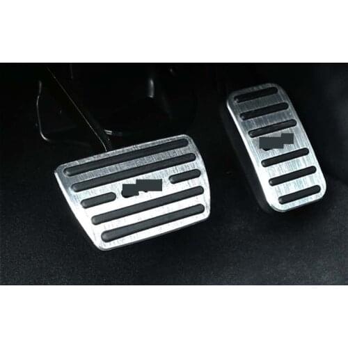 No Drilling Foot Rest Pedal Pad Brake Gas Fuel Cover Trims For 2017-2021 Honda CRV CR-V New AT