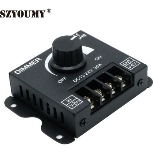 SZYOUMY led dimmer switch single color brightness controller Adjustable led lamp strip 12v