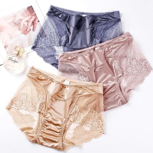 Sexy Thongs Women Mid Waist G-string Womens Lace Panties erotic Underwear Perspective Underpants sensual lingerie woman 2021