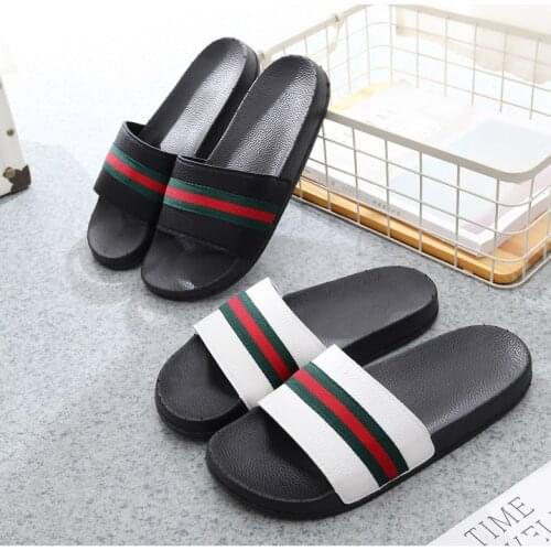 Brand Designer Women Slippers Shoes Leather Summer Footwear Fashion Female Water Slides Outdoor Flat Woman Sandals Beach Shoe