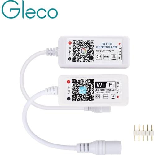 DC12-24V MINI LED controller RGB RGBW Wifi Bluetooth wireless control by IOS/Android Phone for LED Strip 5050 RGB RGBW RGBWW