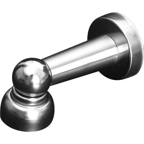 Stainless Steel Door Stopper Thickened Magnetic Door Stop Noiseless Doormagnet Wall Mount Stopper for Door