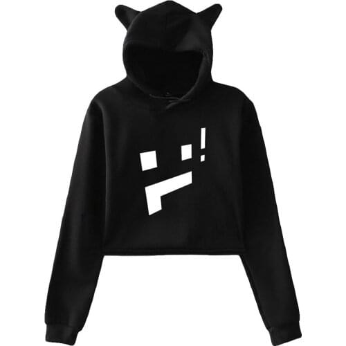 TAPL new kawaii high street hip-hop cat ear cotton hoodie ladies hooded pullover loose casual top ins wind sweater