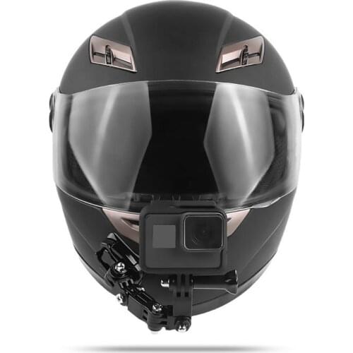1pcs ABS Motorcycle Helmet Riding Chin Mount Camera Bracket High Compatibility Set Removable Helmet Mount for GoPro Xiao-mi