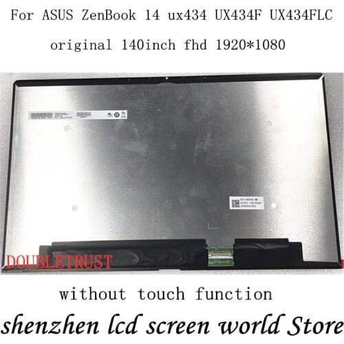 14-inch original FOR ASUS ZenBook 14 UX434 UX434FL UX434FLC UX434F LCD screen assembly 1920X1080 resolution