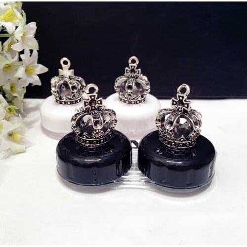 2021 Colored Contact Lens Case For Women Man Unisex Eye Contact Lenses Box Eyes Lens Container Lovely Travel Kit Box