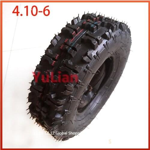 4.10-6 tyre 4.10-4 Tire inner tube ATV Quad Go Kart 47cc 49cc Chunky Fit All Models