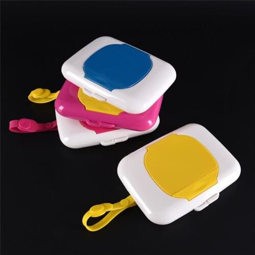 4Colors Baby Travel Wipe Case Child Wet Wipes Box Changing Dispenser Storage Holder Tissue Boxes 16*12cm*4