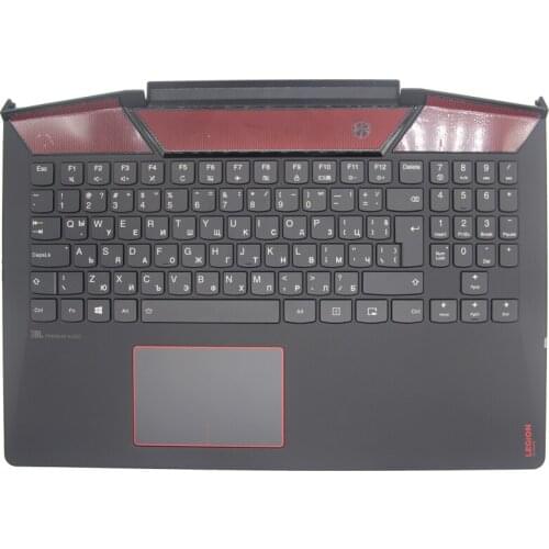 5CB0N67246 for Lenovo IdeaPad Y720-15ISK laptop keyboard Plamrest upper case assmebly RU Layout with backlit Tested