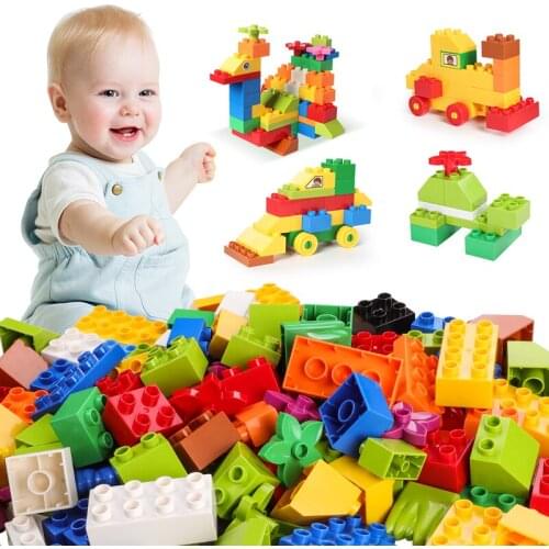 BURGKIDZ 210PCS Large Size Building Blocks Toys For Girls Animals Figures Big Bricks Constructor Educational Toys for Toddlers