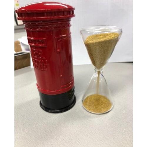 MagiDeal 4.8 inch Unique 30 Seconds Hourglass Golden Sand Timer Time Management for Party Game Playing