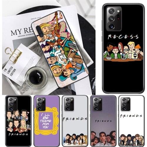 Cartoon Friends TV For Samsung A72 A52 A02 S A32 A12 A42 A51 A91 A81 A71 A41 A31 A21 S A11 A01 A03 Core UW Phone Case