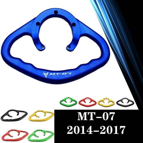 For YAMAHA MT-07 2014 2015 2016 MT07 Tracer 2017 CNC Motorcycle Passenger Handgrips Hand Grip Tank Grab Bar Handles Armres