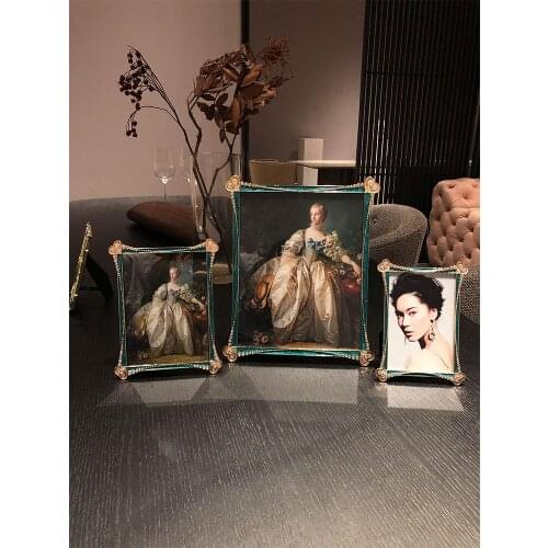 6/7/10 Inch Creative Metal Photo Frame Living Room Ornaments