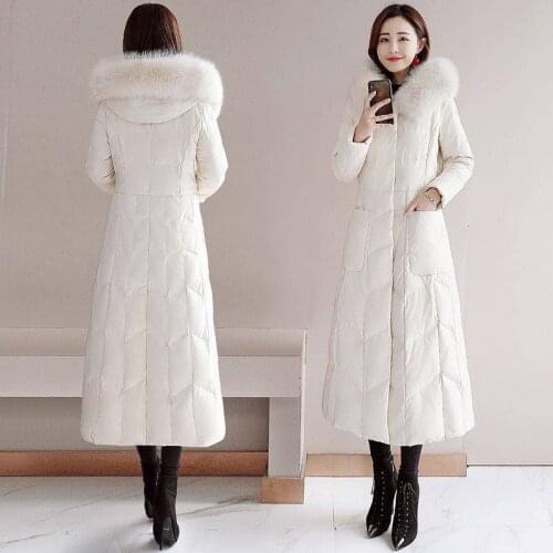 New down cotton pad women winter jacket Europe long paragraph large size winter coat women