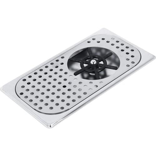 LUDA Pitcher Rinser Stainless Steel Bar Glass Rinser for Sink, Cup Washer Spray Rinser for Hotel Cafe Restaurant