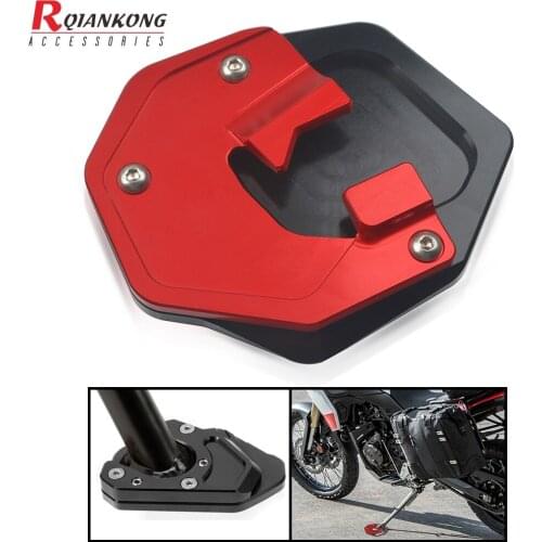 Motorcycle Tenere700 2020 19 Kickstand Foot Side Stand Extension Pad Support Plate Enlarge Stand For YAMAHA TENERE 700 2019-2020