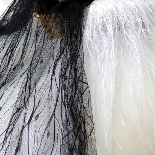 Soft Polka Dot Tulle Lace Fabrics Thin Striped Net Yarn Lace Fabric Bridal Dress Fabric Wedding Gown Lace Fabric By 2 Yards