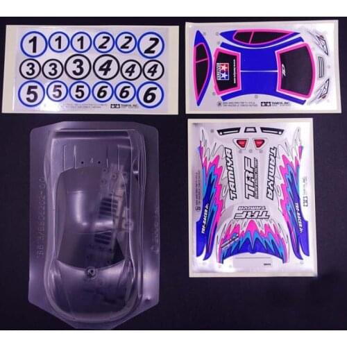 1 Set Clear Body Soft Car Cover For Racer JR 18613 Spare Parts For Tamiya Mini 4WD Racing Car Model Fit MS Chassis