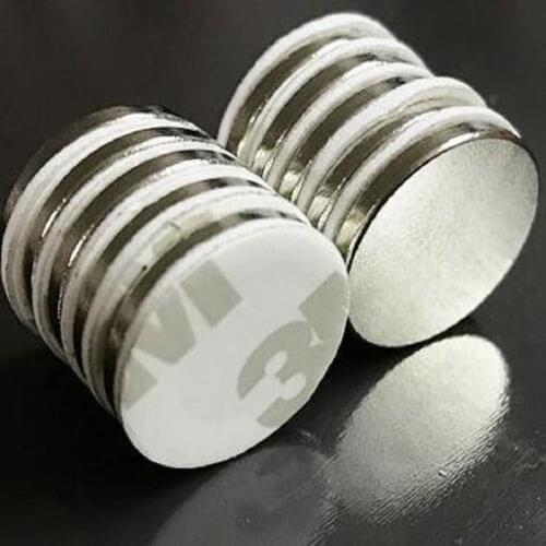 Neodymium magnet with 3M glue small block super strong Permanent magnetic adhesive tape Bar mini Fridge magnet