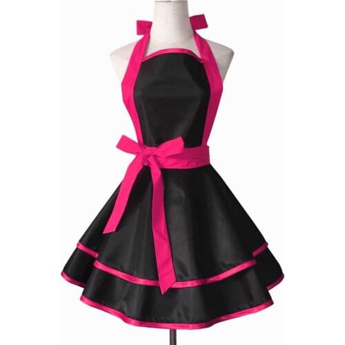 Pure Color TPU Waterproof Apron Womens Blouse Simple Bandage Advertising Apron Womens Home Kitchen Supermarket Overalls