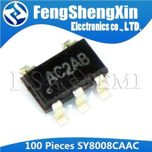 100pcs/lot SY8008CAAC SOT23-5 SY8008 SY8008C AC Step-down IC chip